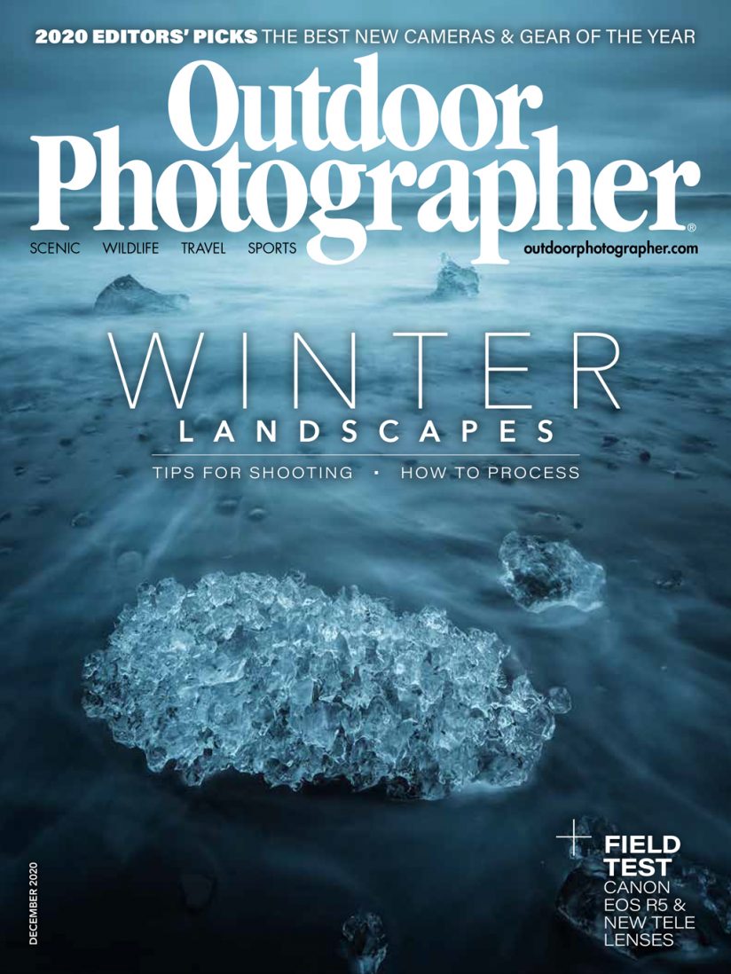 Cover of Outdoor Photographer December 2020 issue
