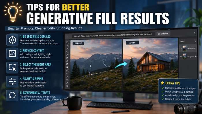 Tips for Better Generative Fill Results